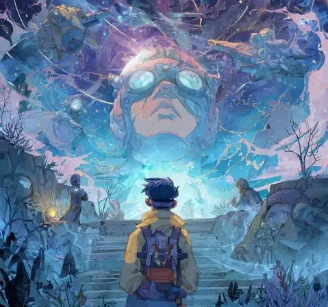 歪歪韩漫阅读氛围主视觉，展示漫画阅读场景